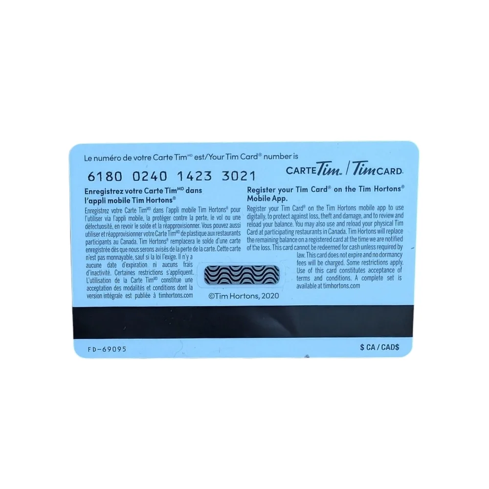 Tim Hortons Gift Cards Wayne Gretzky #99 Vintage Timbits Hockey Zero Balance - Picture 5 of 5